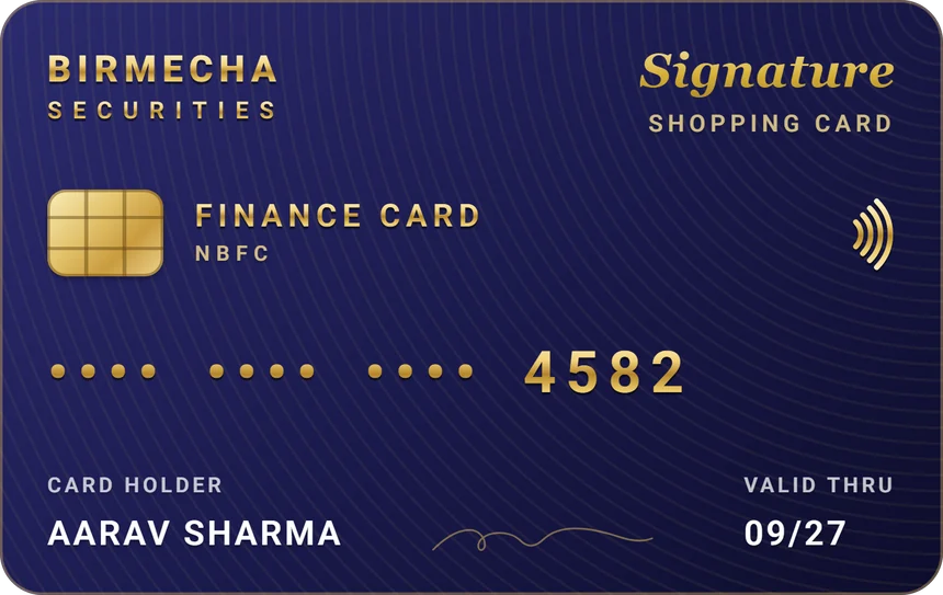 Signature card